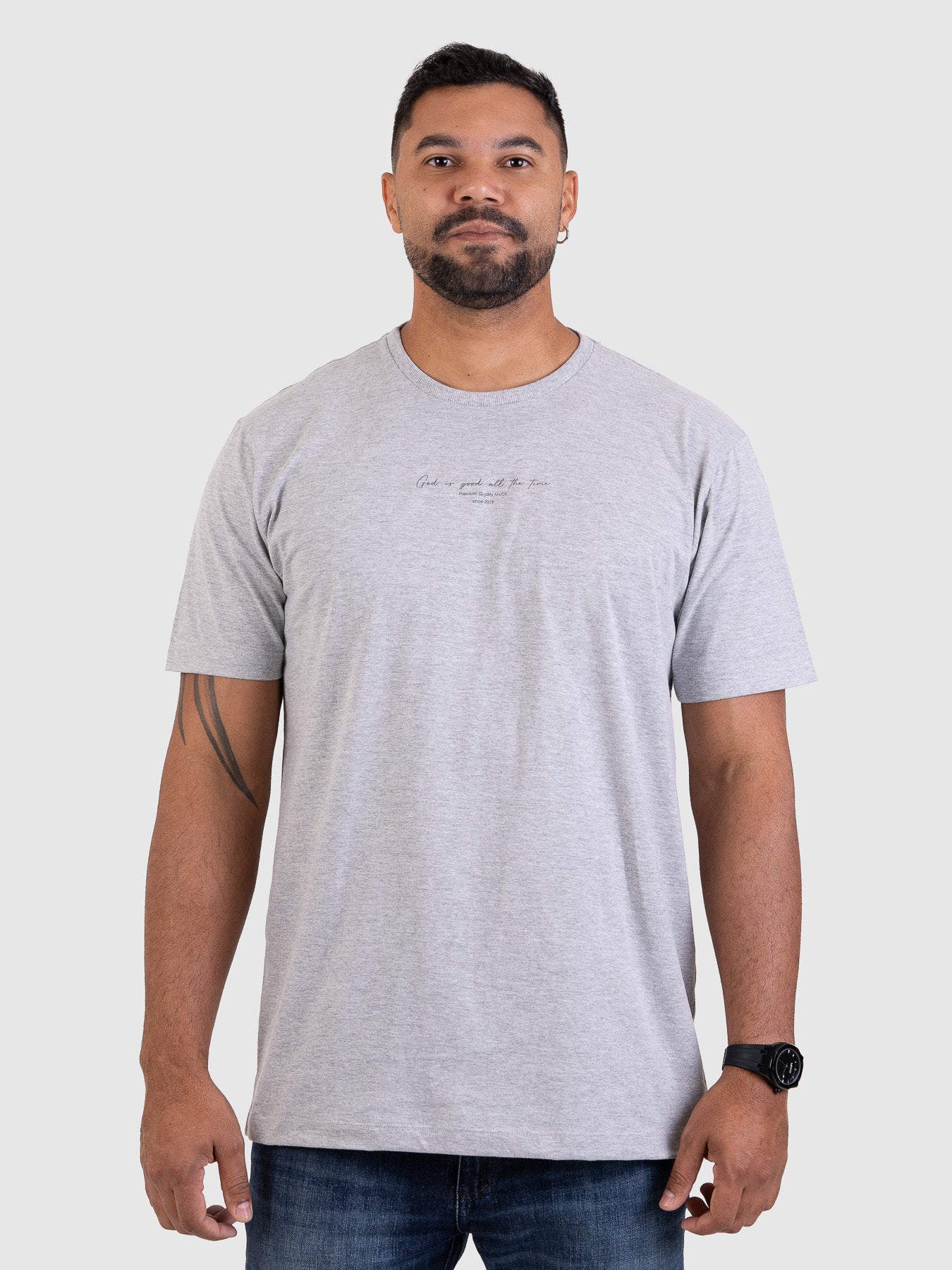 Camiseta Timeless Cinza Mescla M4 MVCK