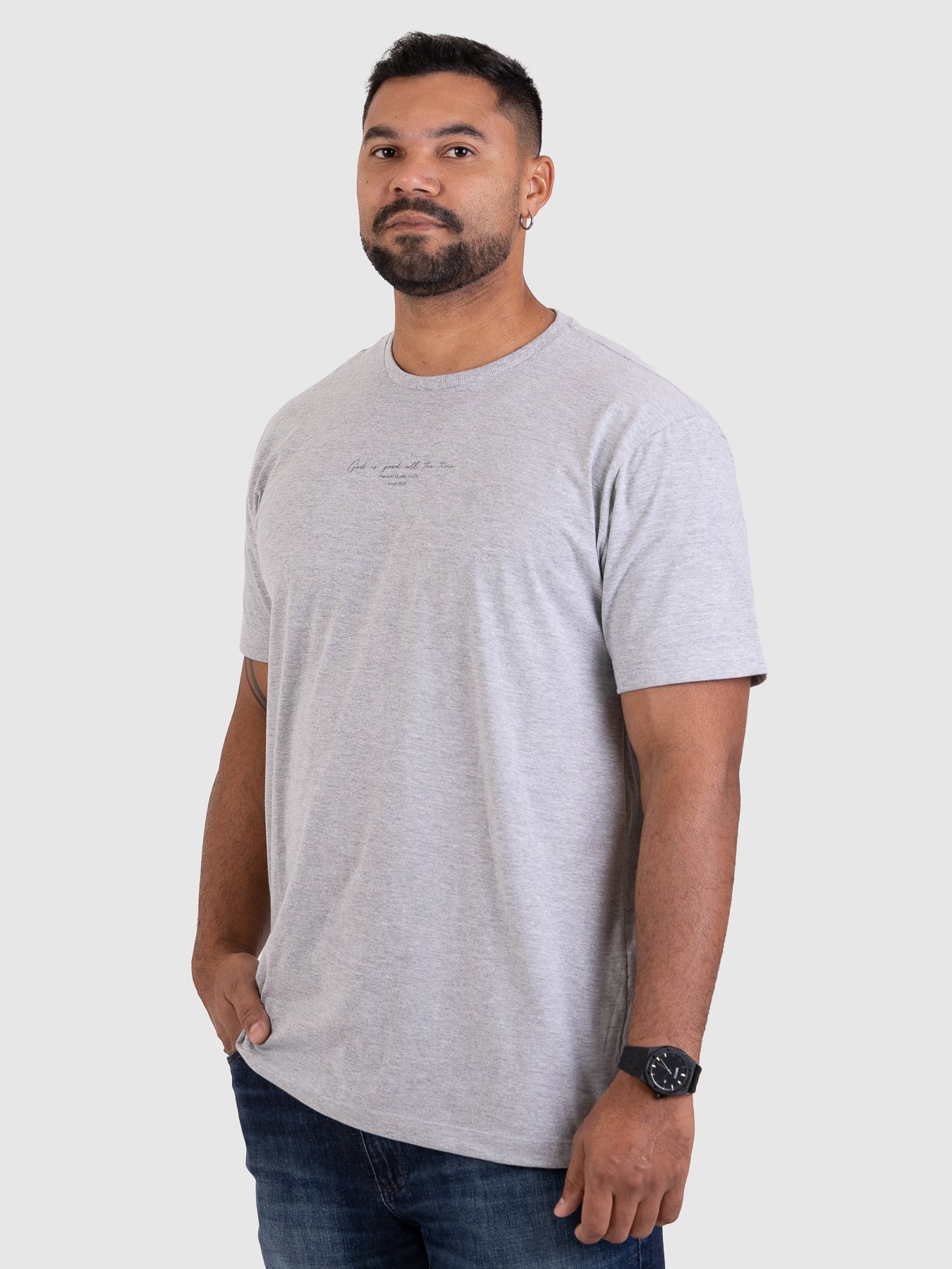 Camiseta Timeless Cinza Mescla M4 MVCK