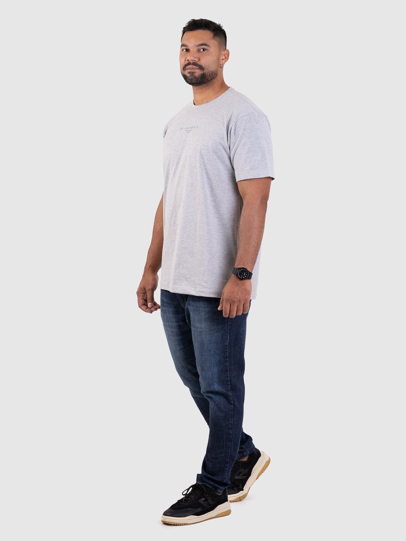 Camiseta Timeless Cinza Mescla M4 MVCK