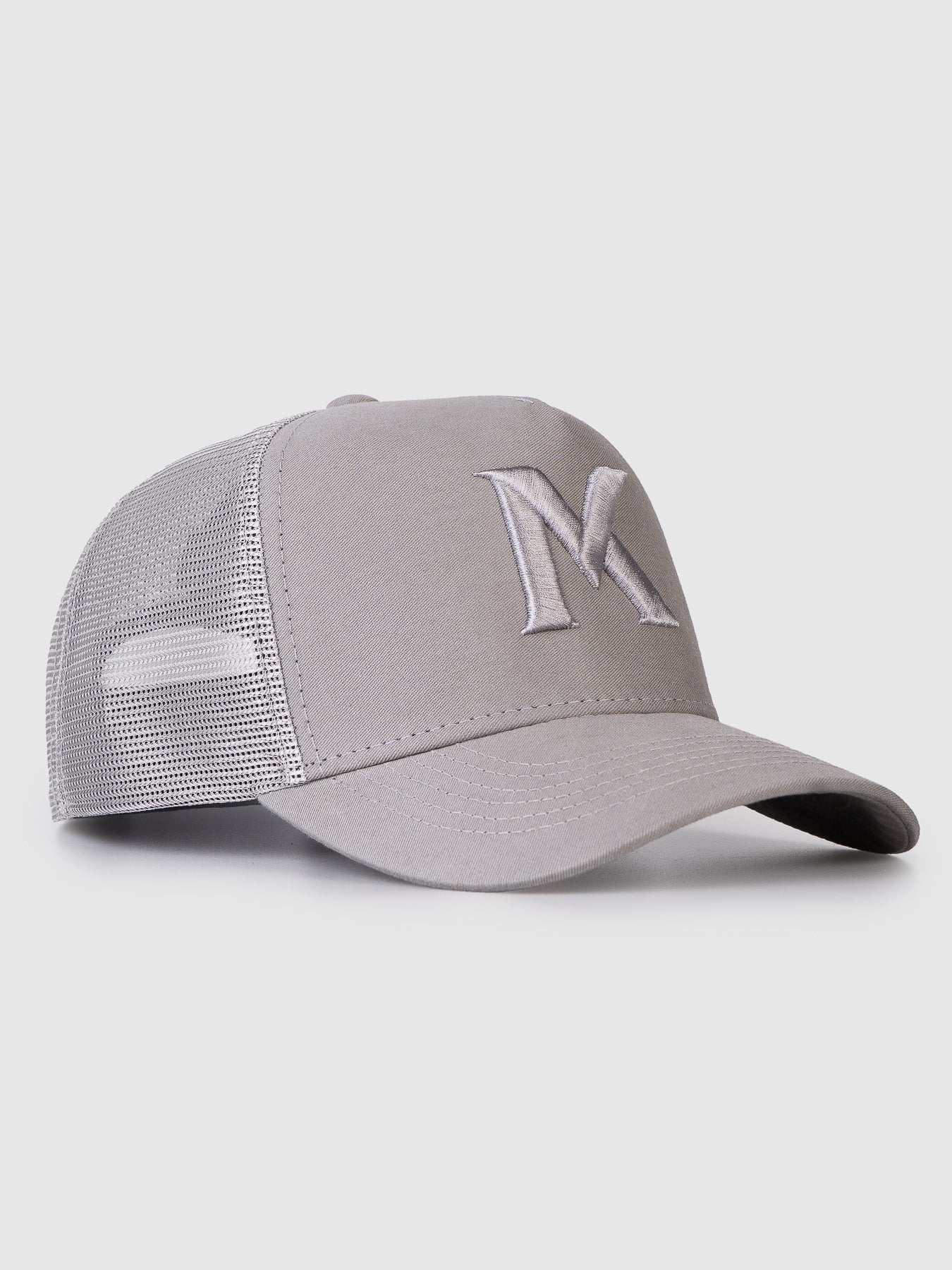 Boné Trucker Maverick Cinza MVCK