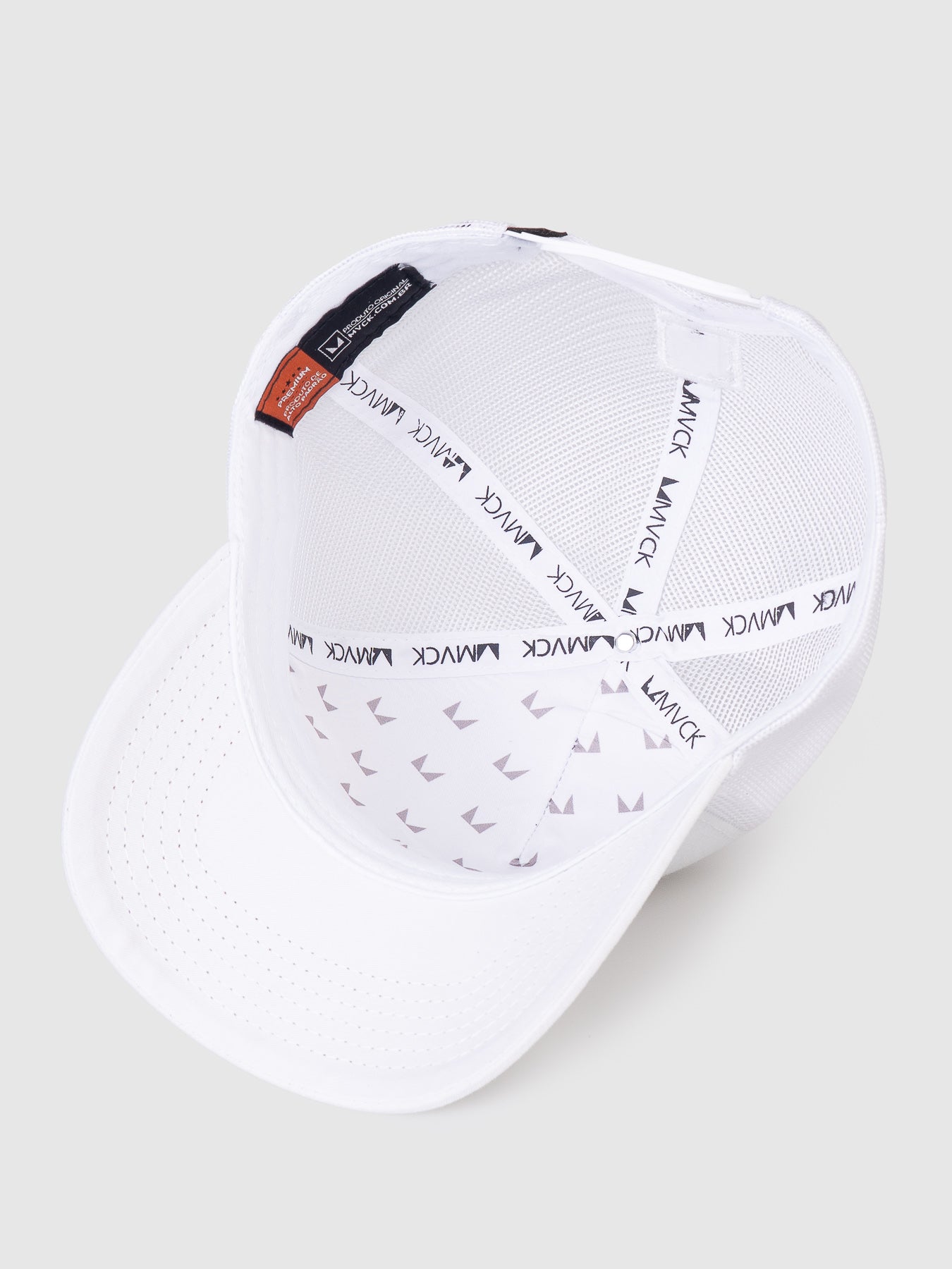Boné Trucker Maverick All White MVCK