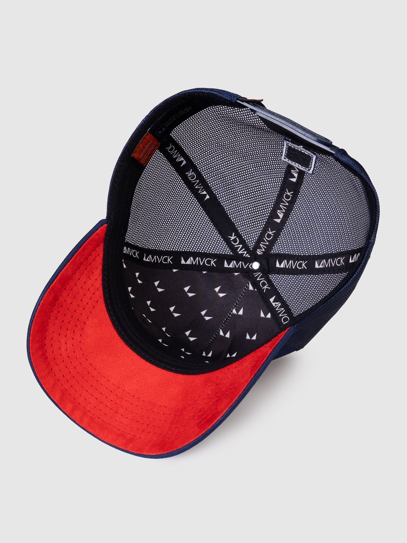 Boné Trucker Maverick Azul e Vermelho MVCK