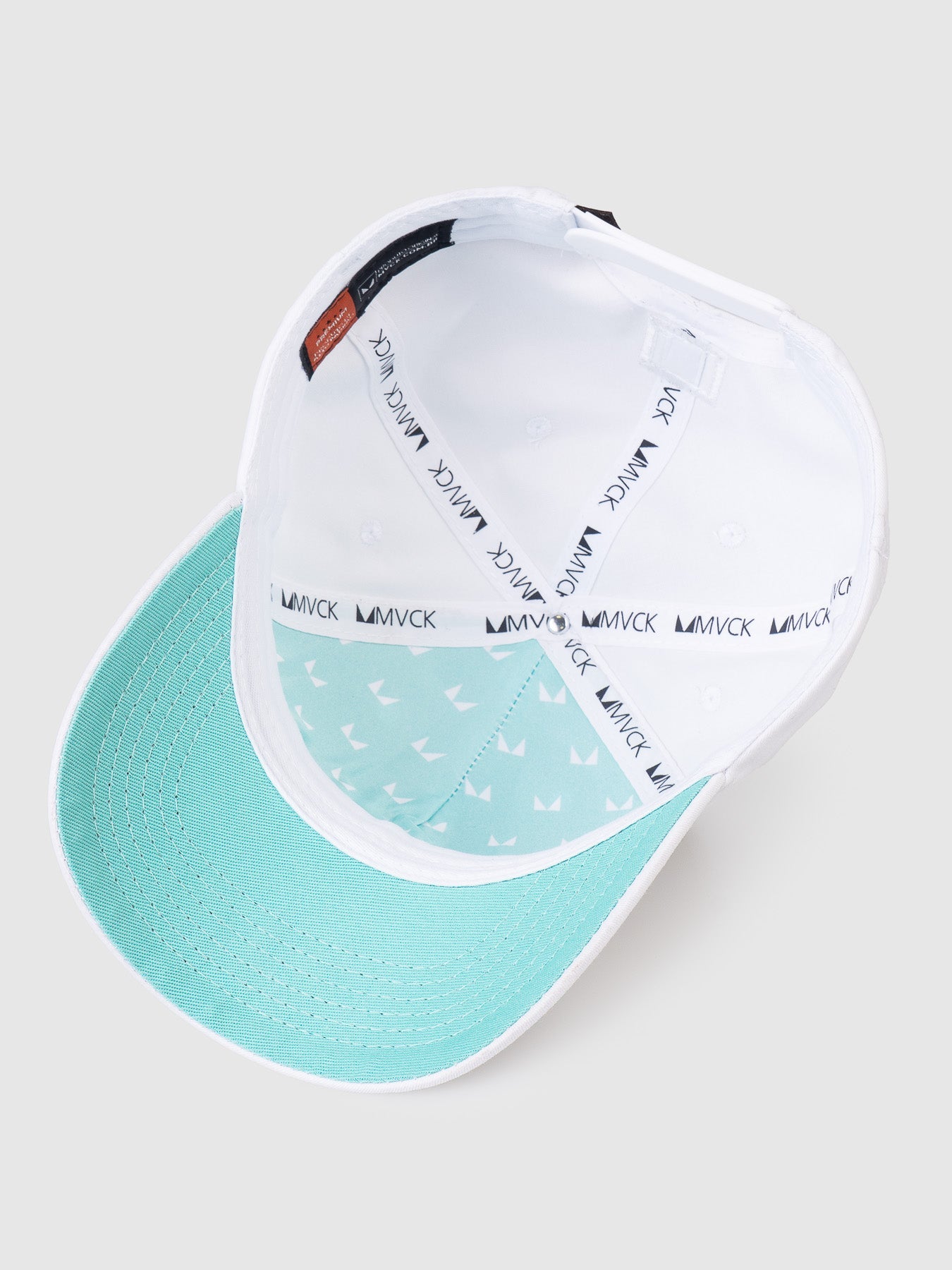 Boné Polo Maverick Branco e Verde Água MVCK