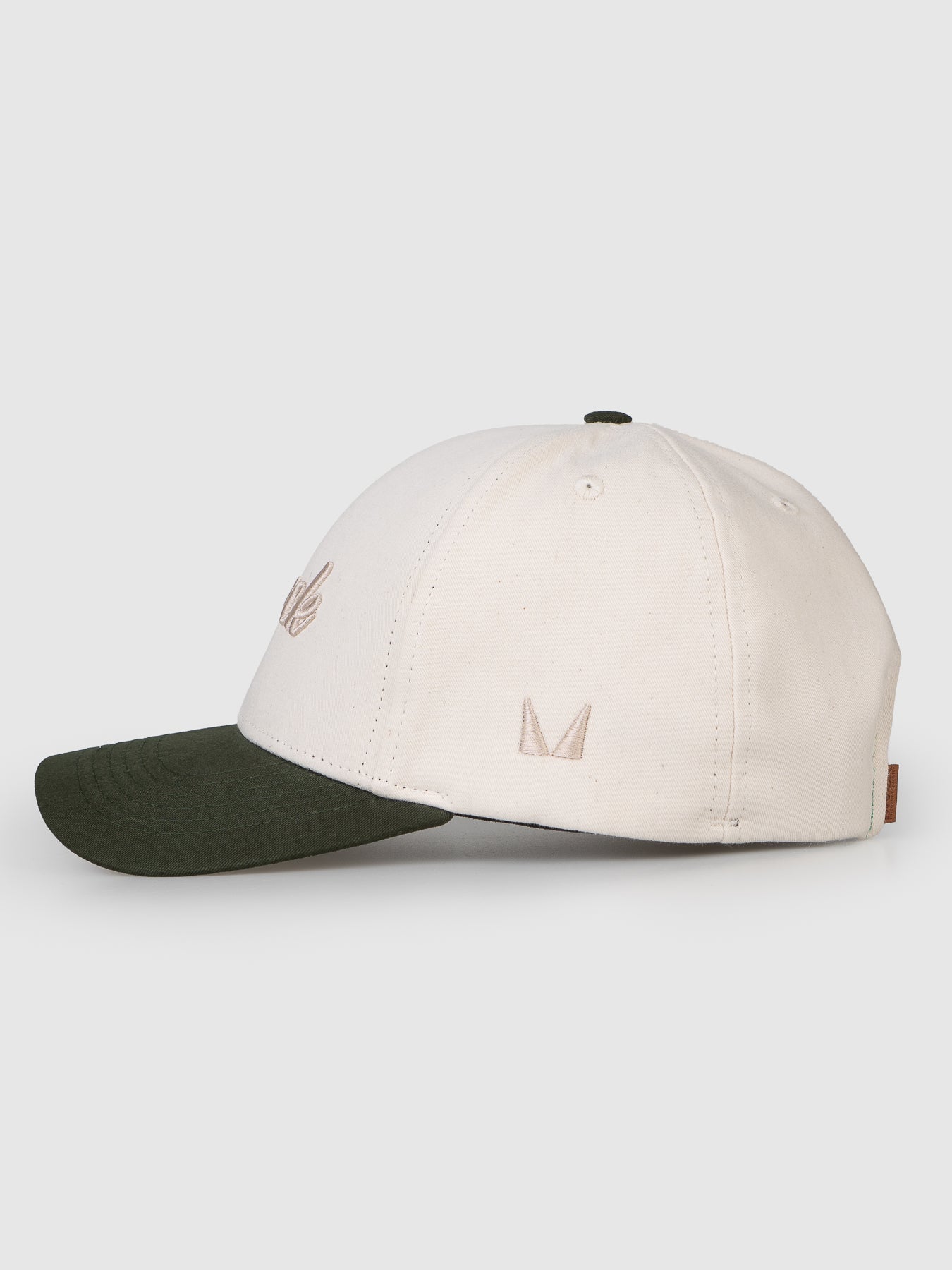 Boné Polo Classic Off White e Verde MVCK