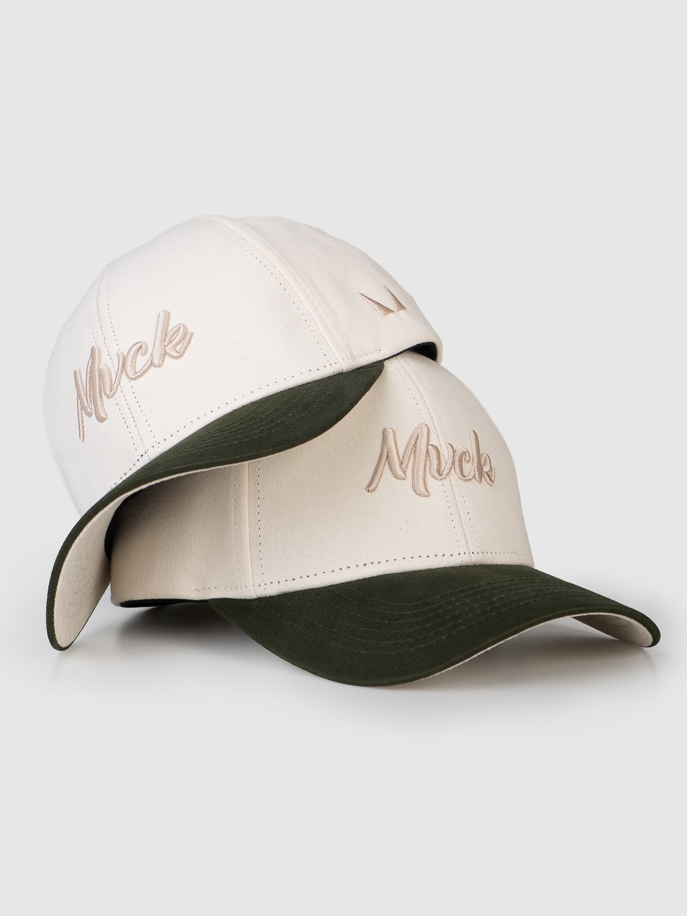 Boné Polo Classic Off White e Verde MVCK