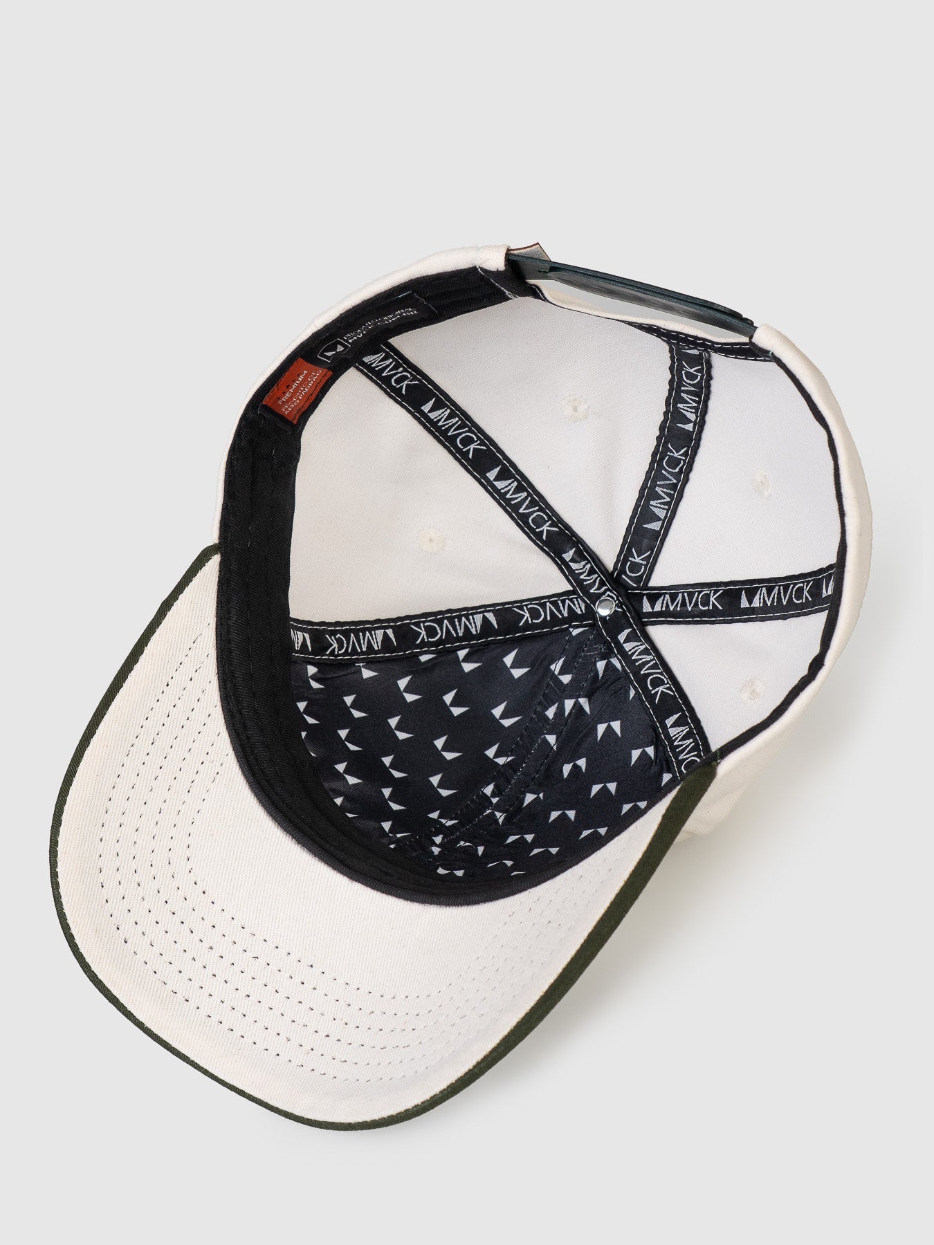 Boné Polo Classic Off White e Verde MVCK
