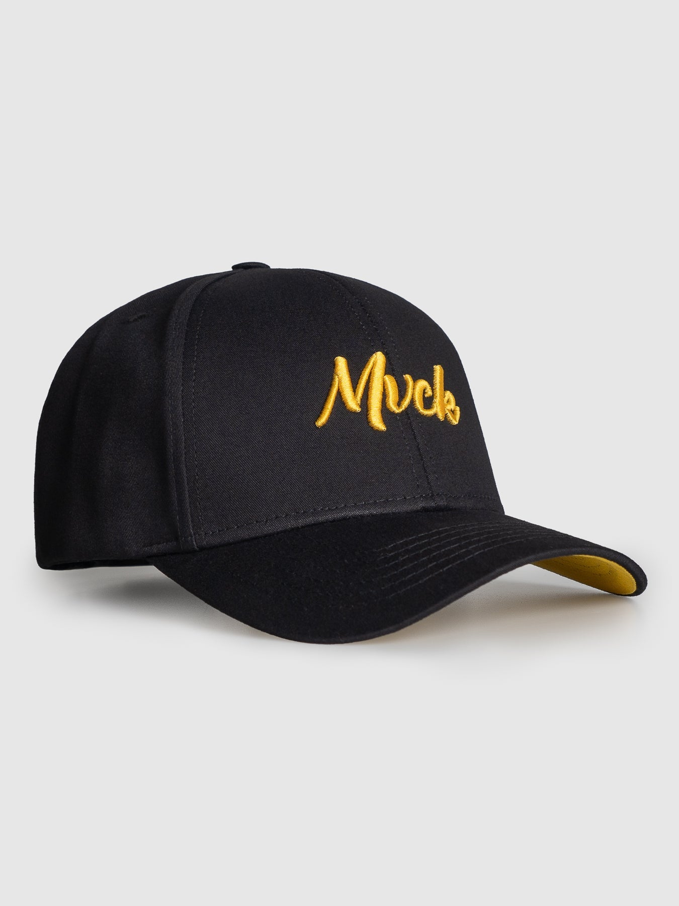 Boné Polo Classic Preto e Amarelo MVCK