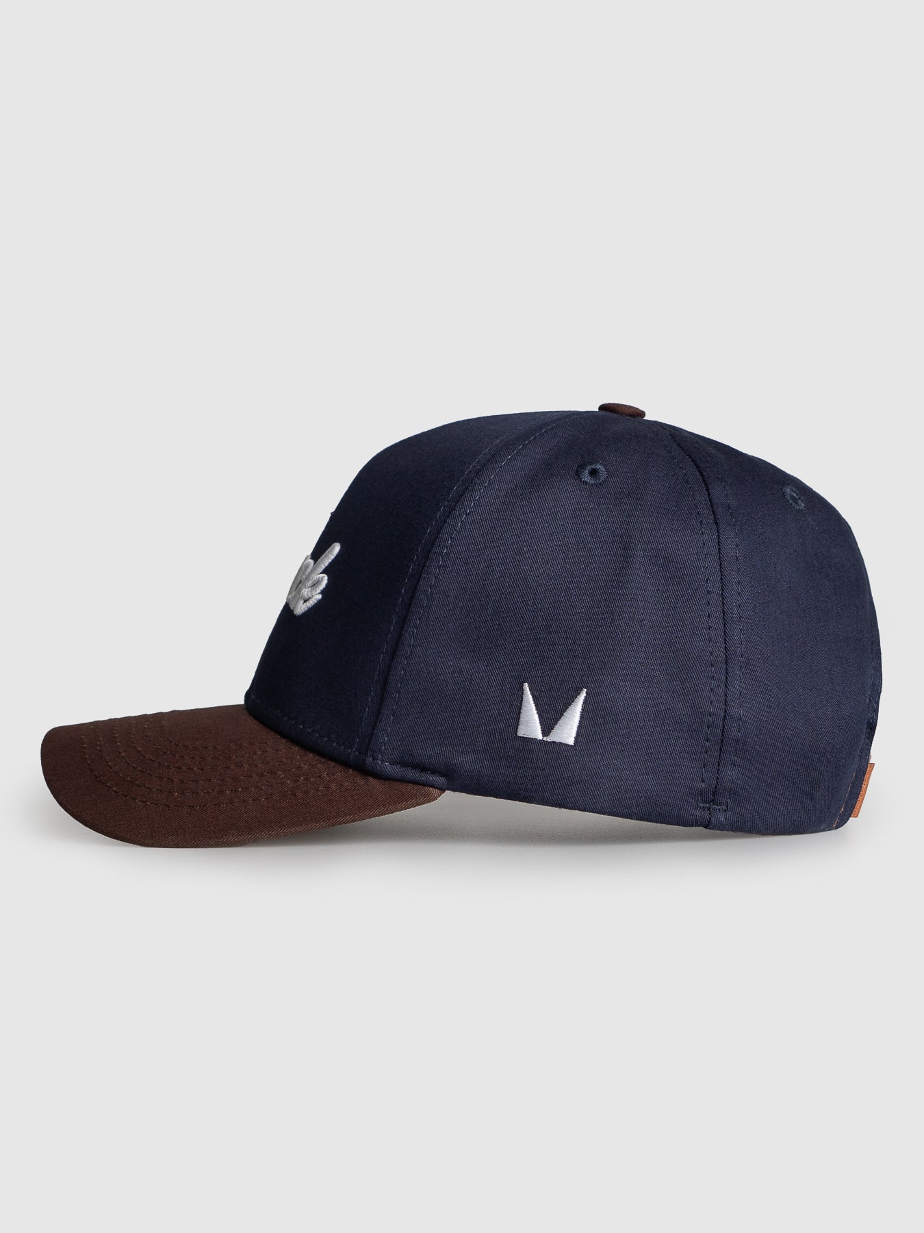 Boné Polo Classic Marinho Aba Marrom MVCK
