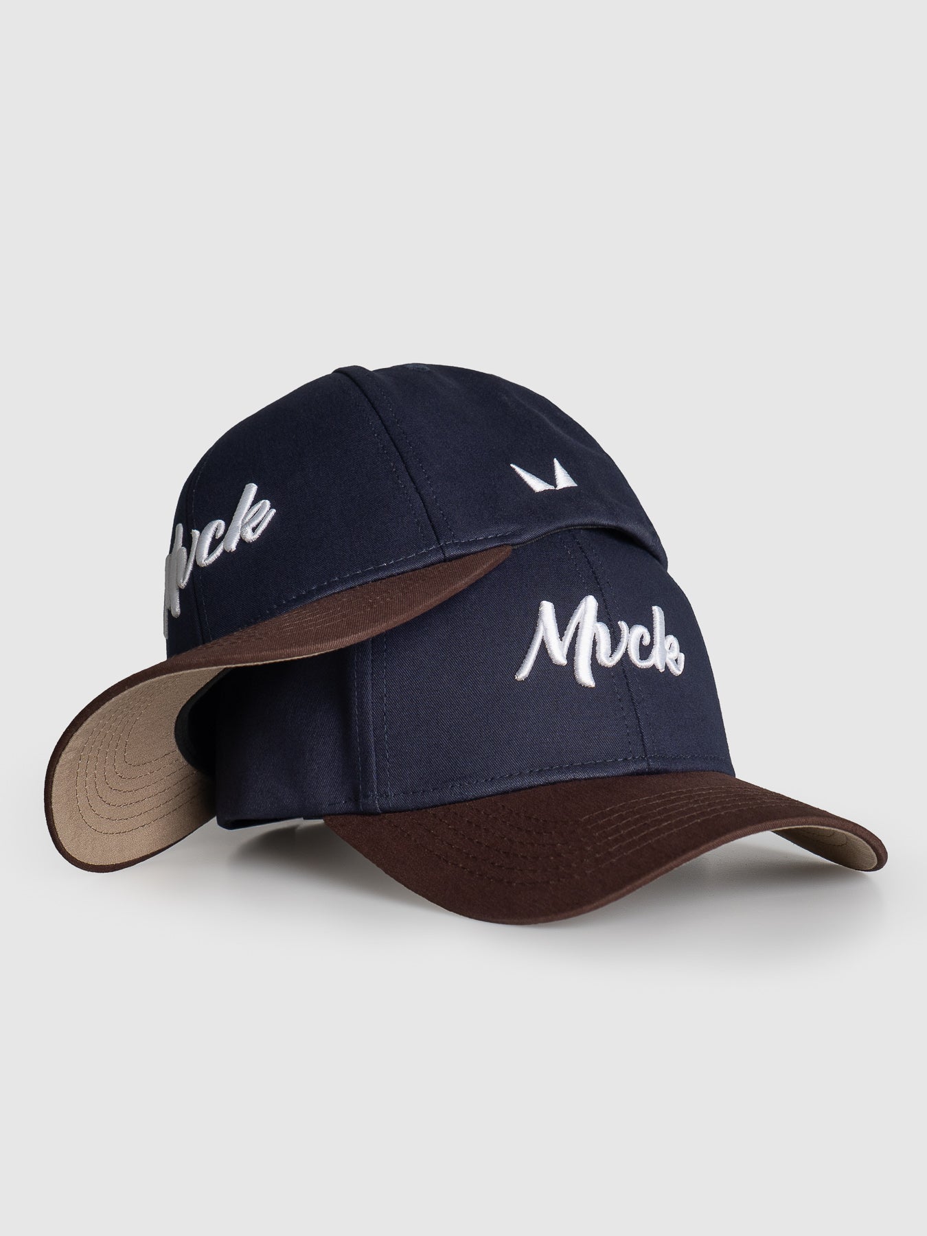 Boné Polo Classic Marinho Aba Marrom MVCK
