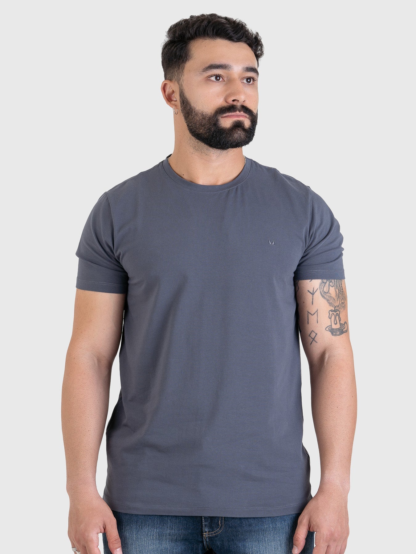 Camiseta Fio Egípcio Chumbo MVCK