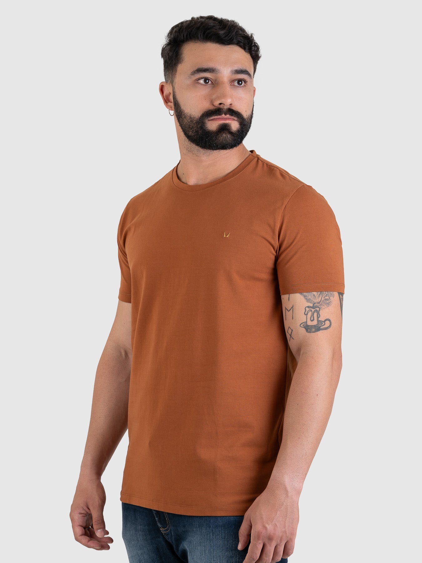 Camiseta Fio Egípcio Terracota MVCK