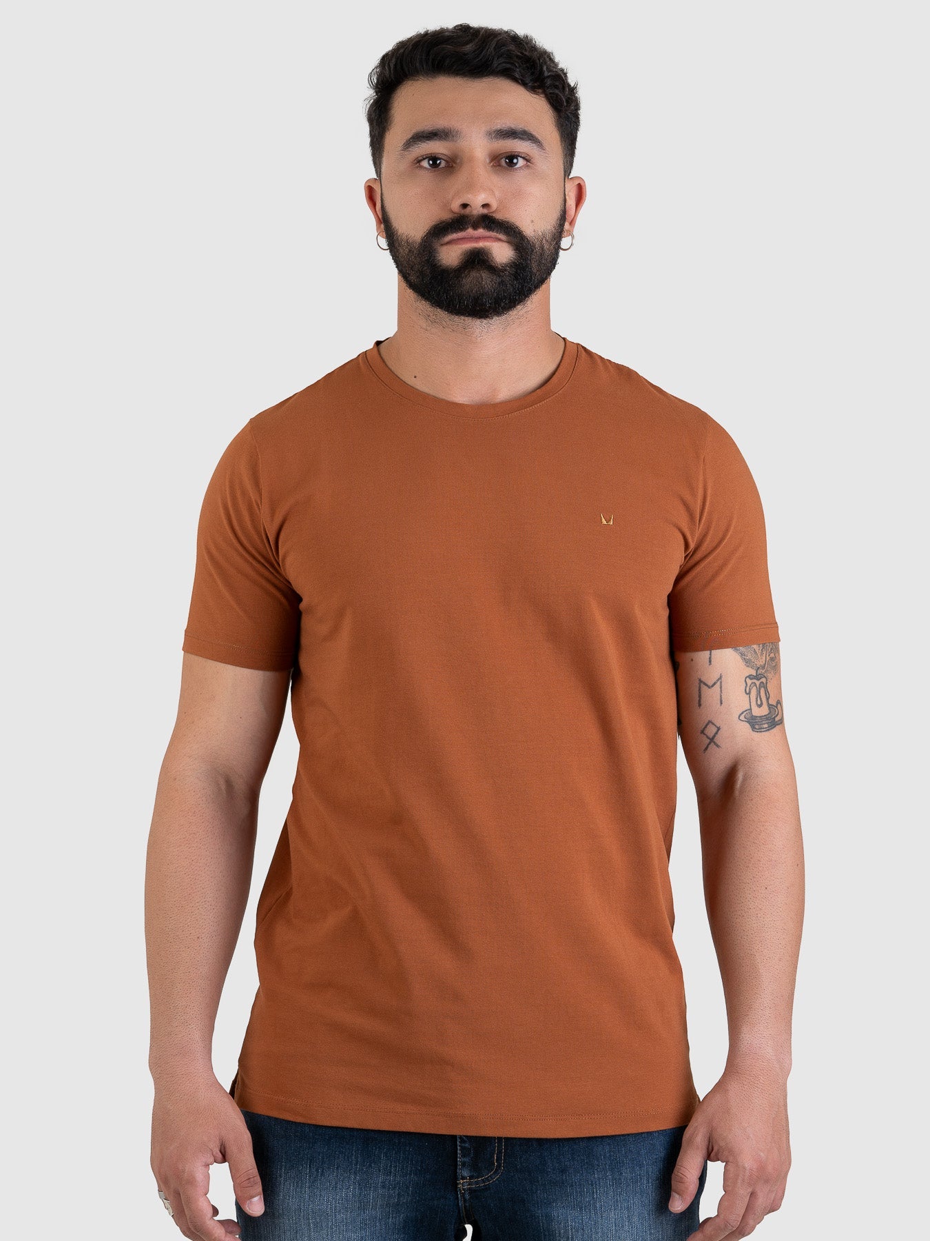 Camiseta Fio Egípcio Terracota MVCK