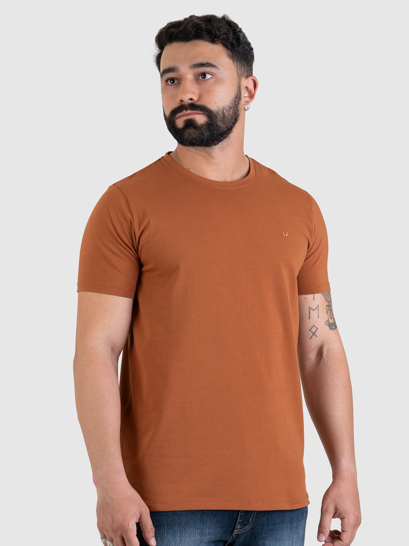 Camiseta Fio Egípcio Terracota MVCK