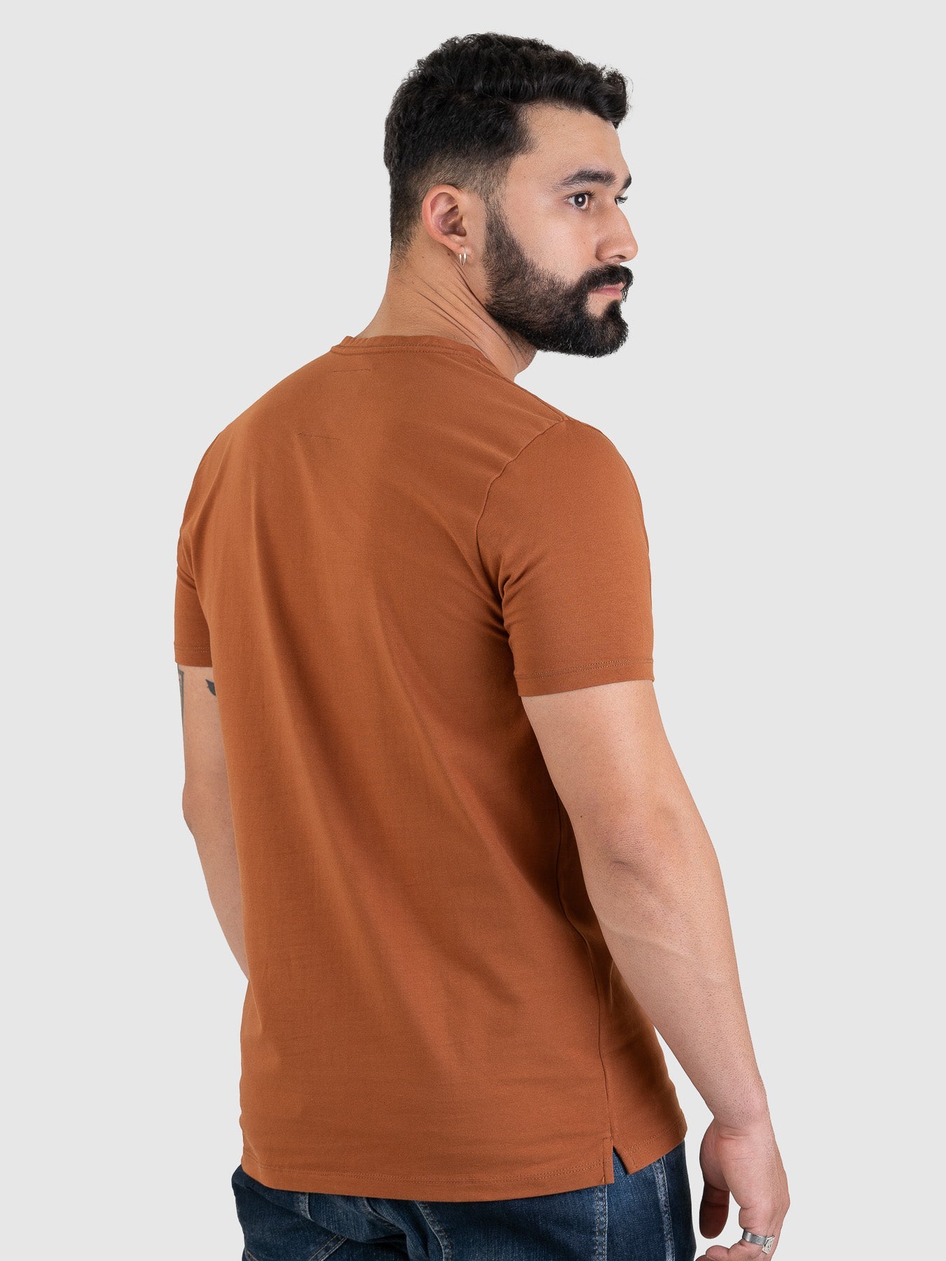 Camiseta Fio Egípcio Terracota MVCK