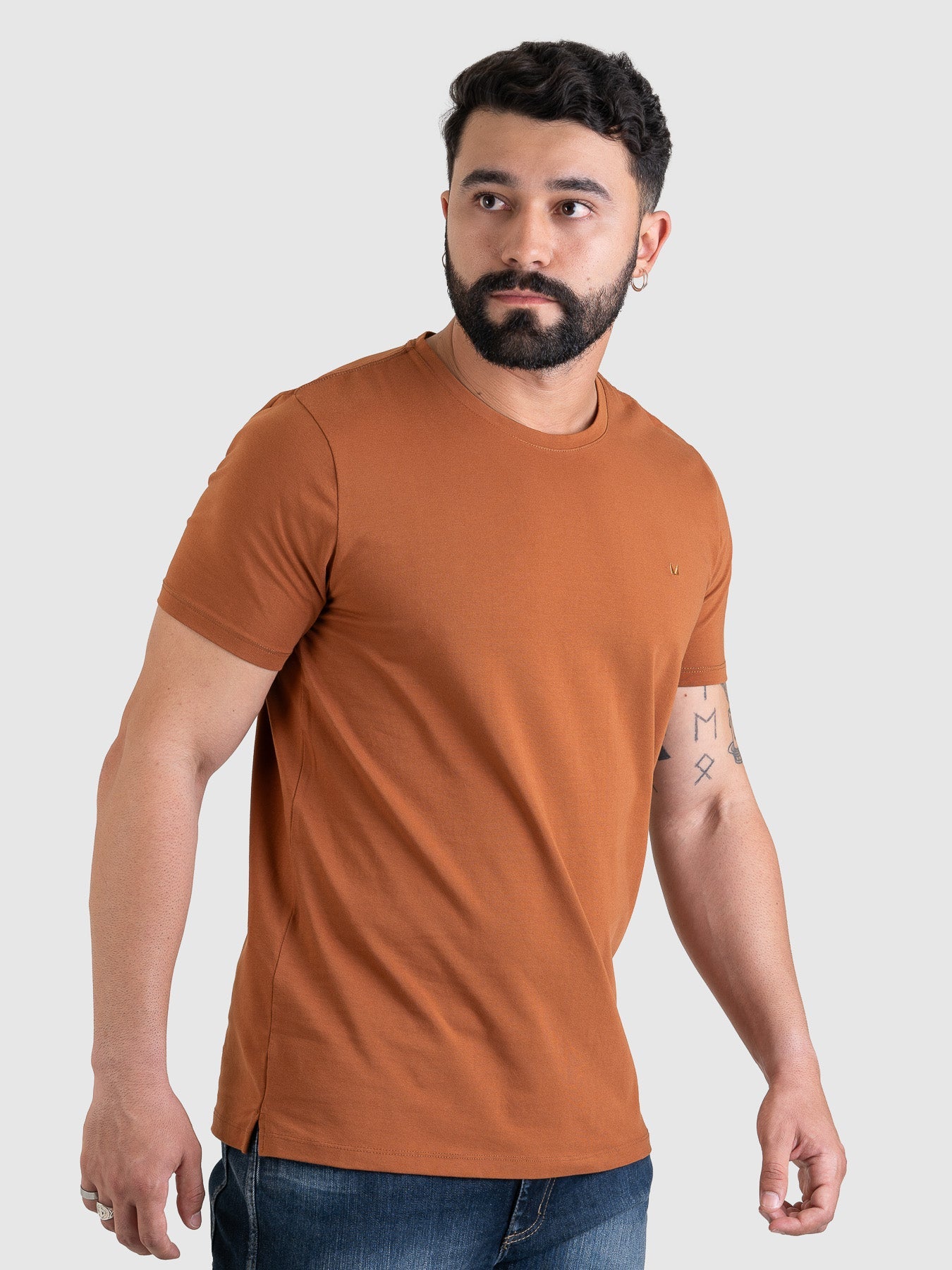 Camiseta Fio Egípcio Terracota MVCK