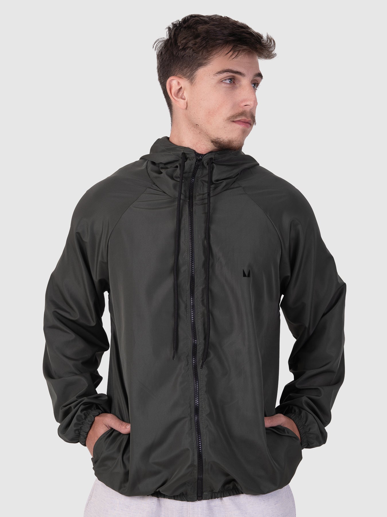 Jaqueta Corta Vento Verde Militar MVCK
