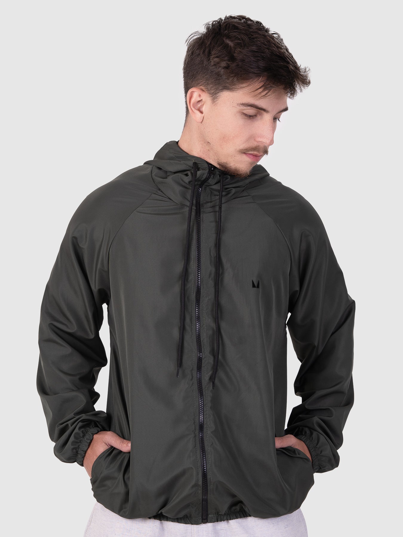 Jaqueta Corta Vento Verde Militar MVCK