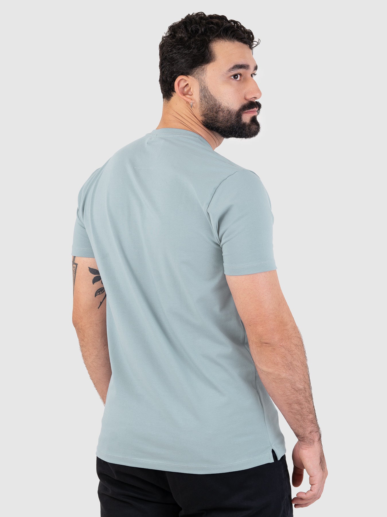 Camiseta Fio Egípcio Azul Claro MVCK