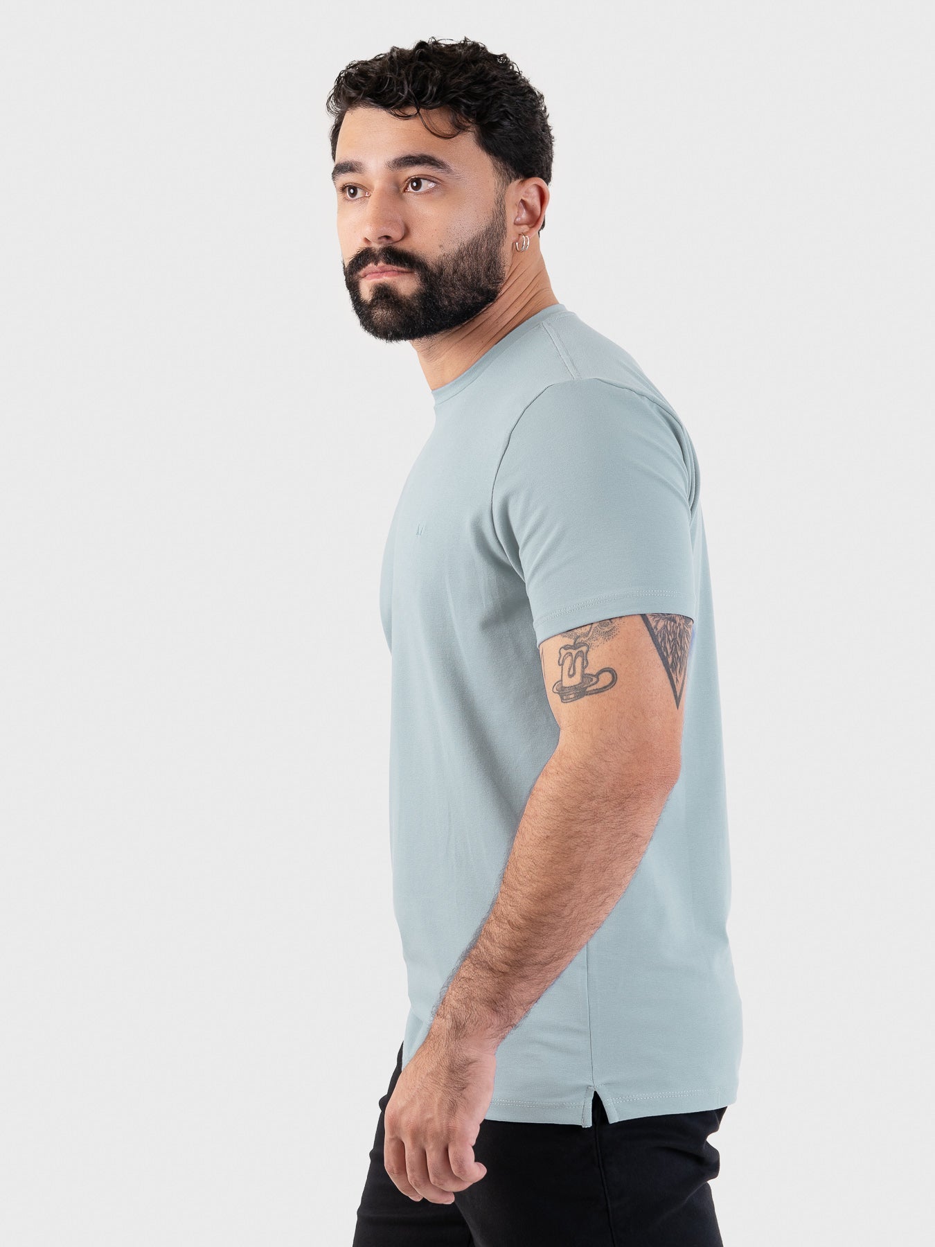 Camiseta Fio Egípcio Azul Claro MVCK