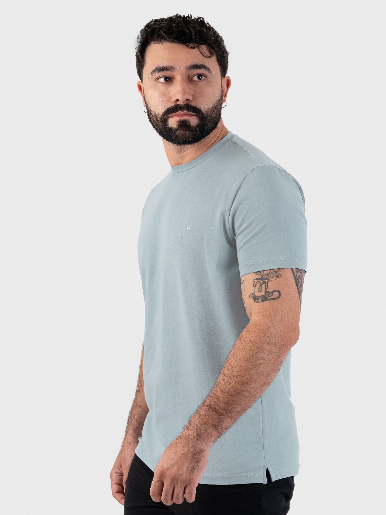 Camiseta Fio Egípcio Azul Claro MVCK
