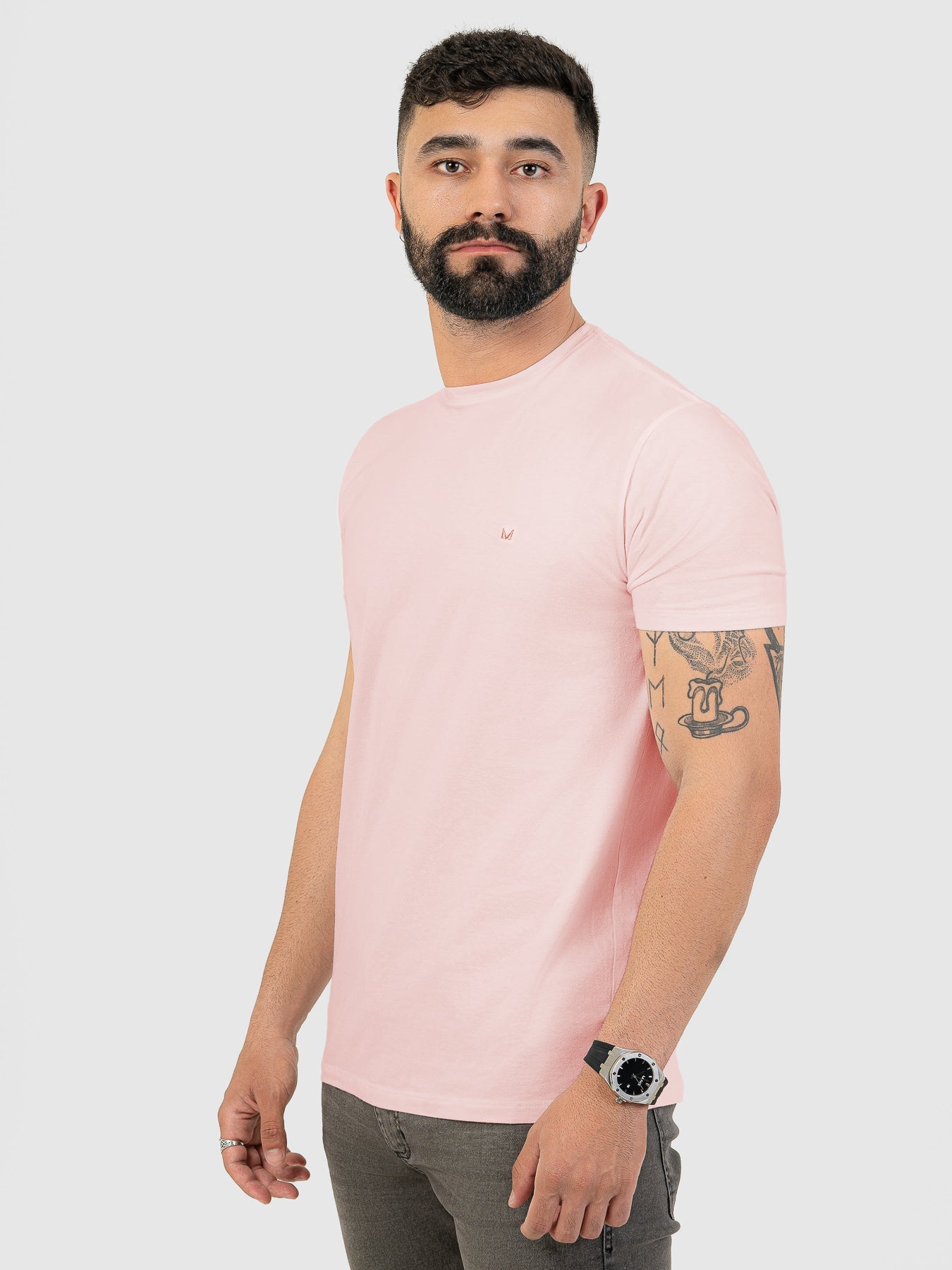 Camiseta Fio Egípcio Rosa MVCK