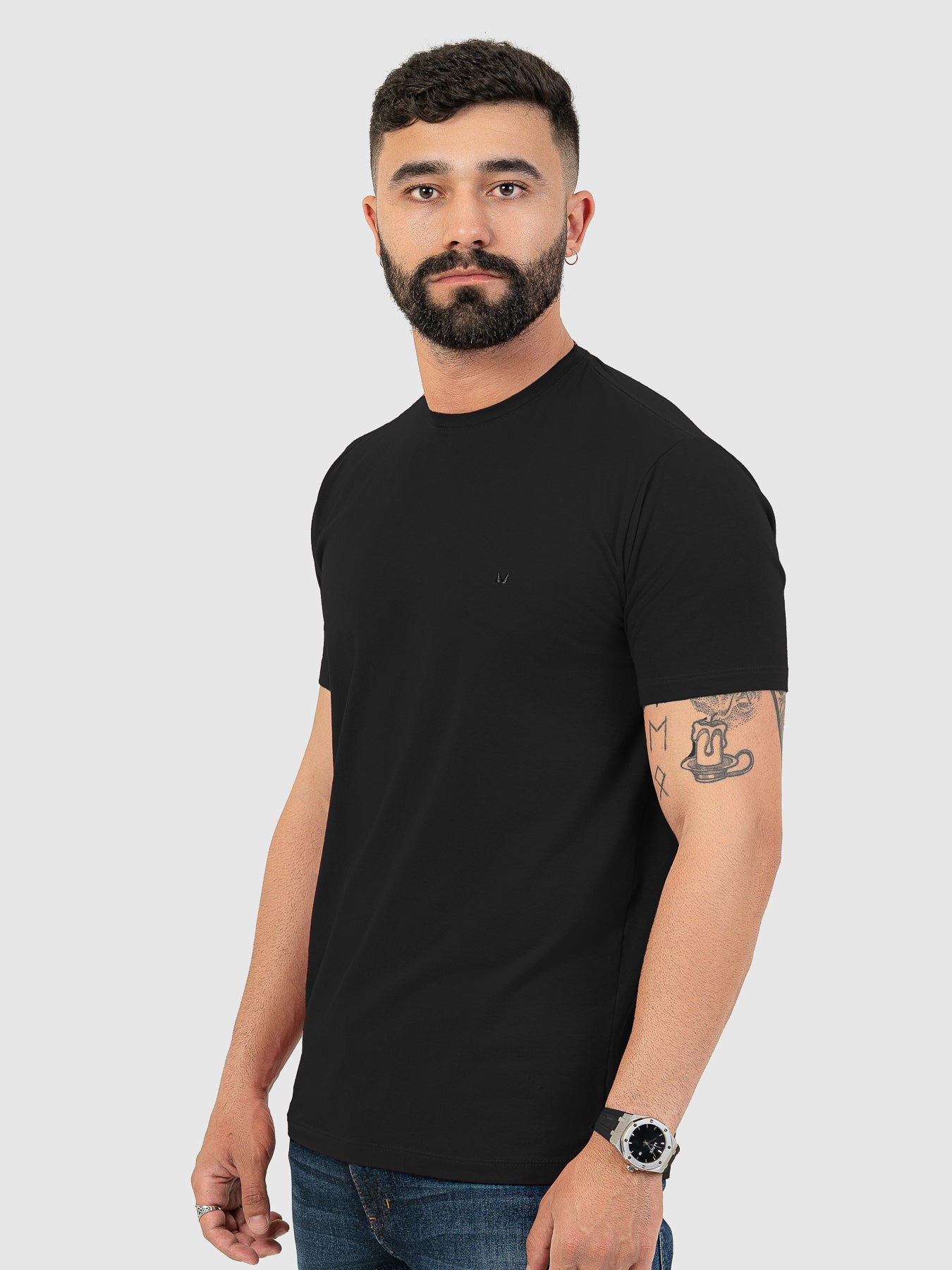 Camiseta Fio Egípcio All Black MVCK