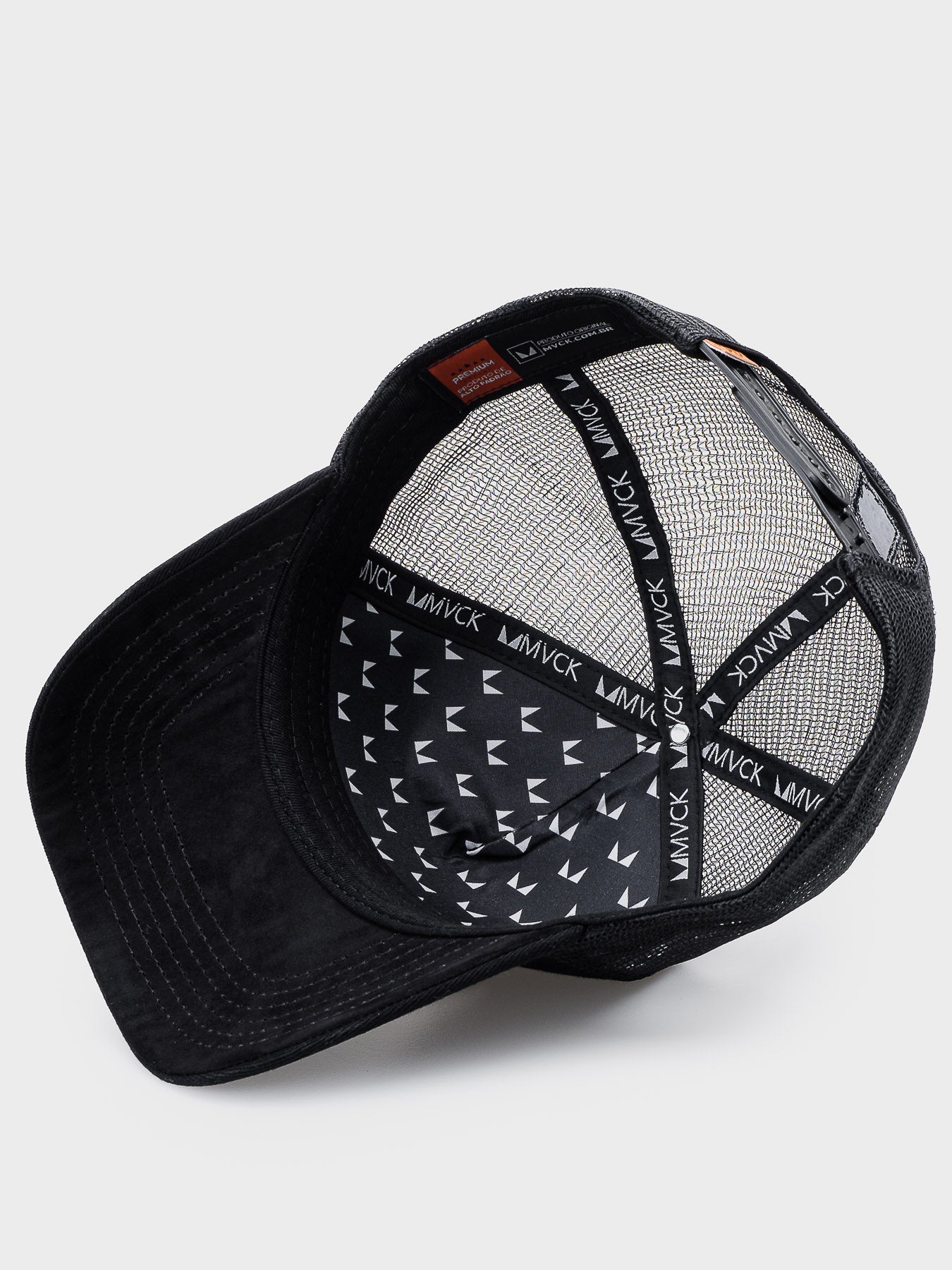 Boné Trucker Texas Preto e Branco MVCK