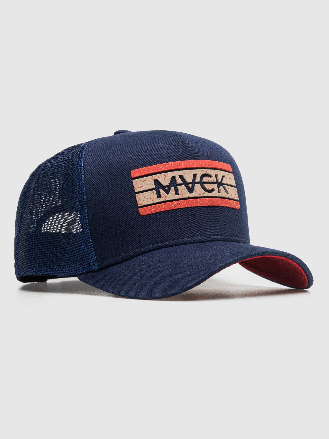 Boné Trucker Dakota Marinho e Vermelho MVCK