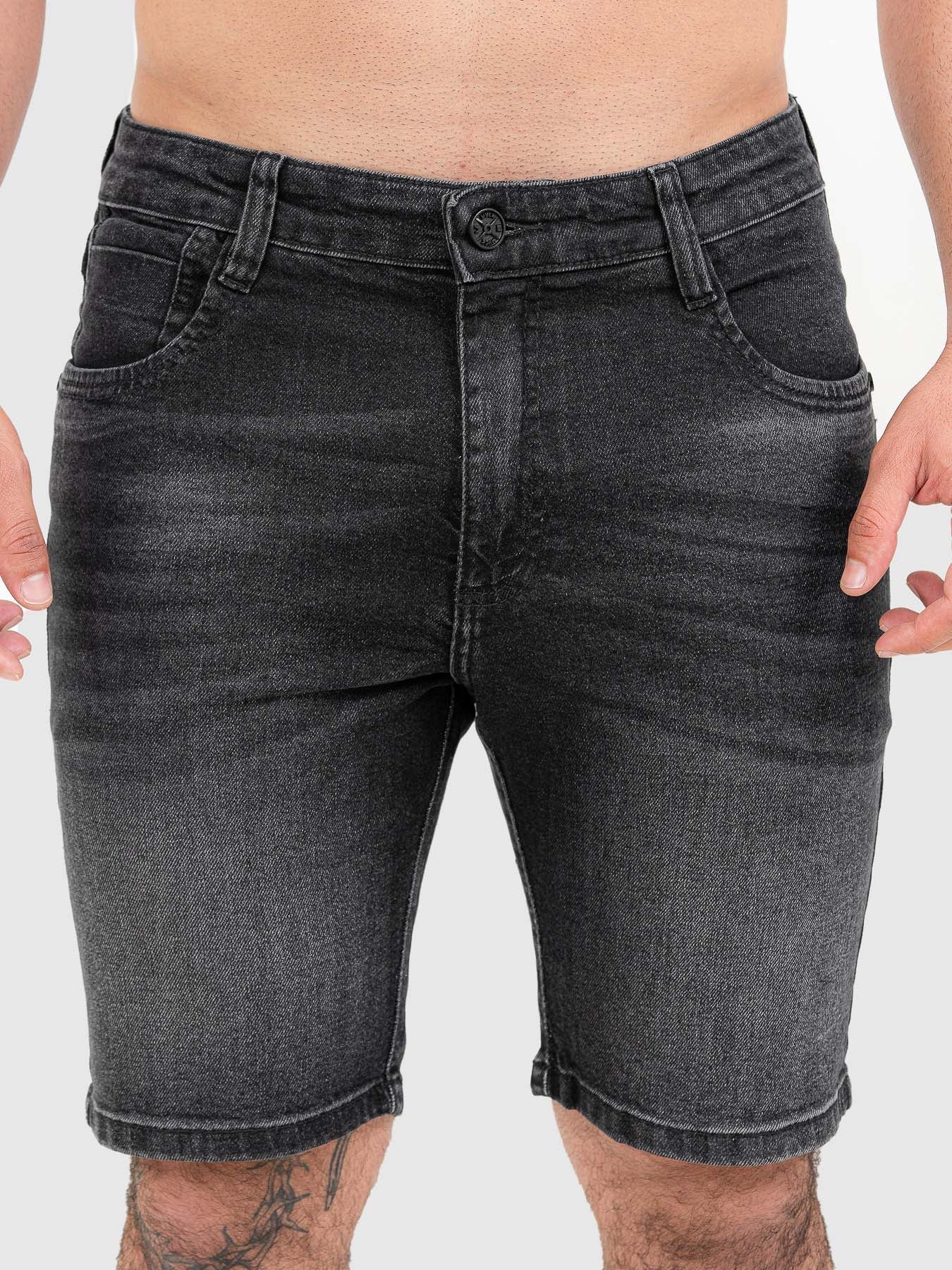 Bermuda Jeans Slim Black MVCK