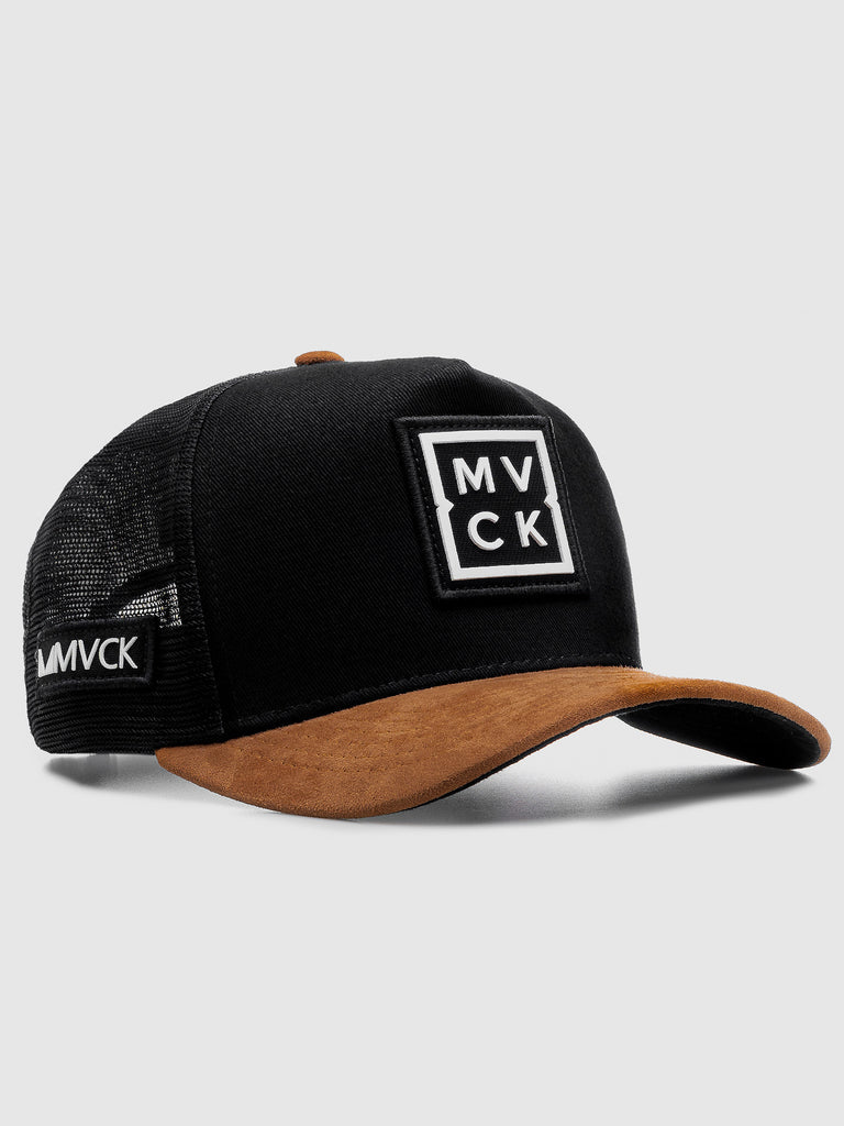 Boné Trucker Madrid Aba Camurça Caramelo MVCK